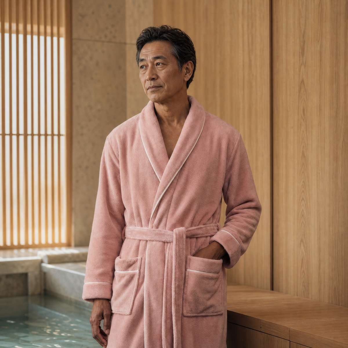 Hinoki Plush Robe