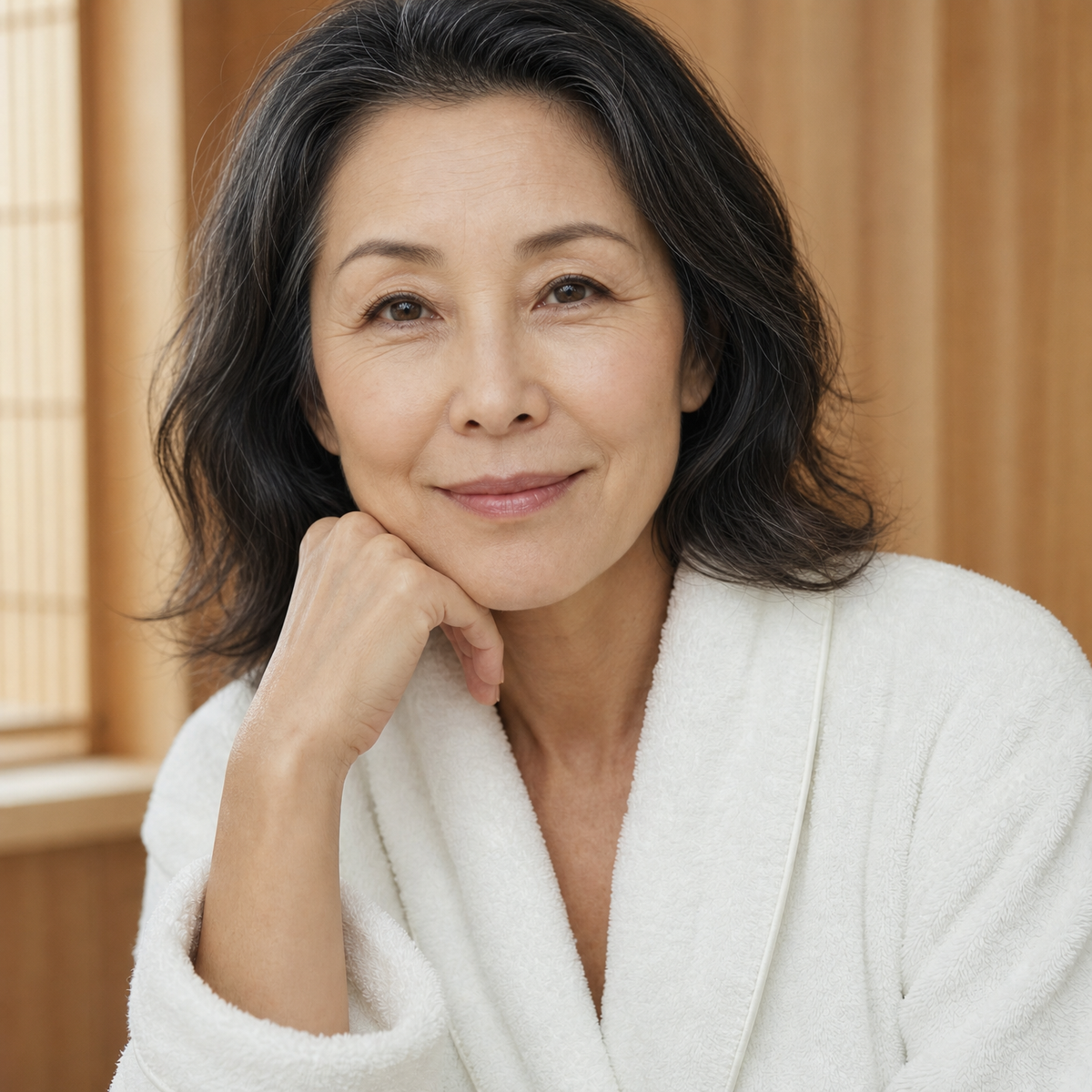 Hinoki Plush Robe
