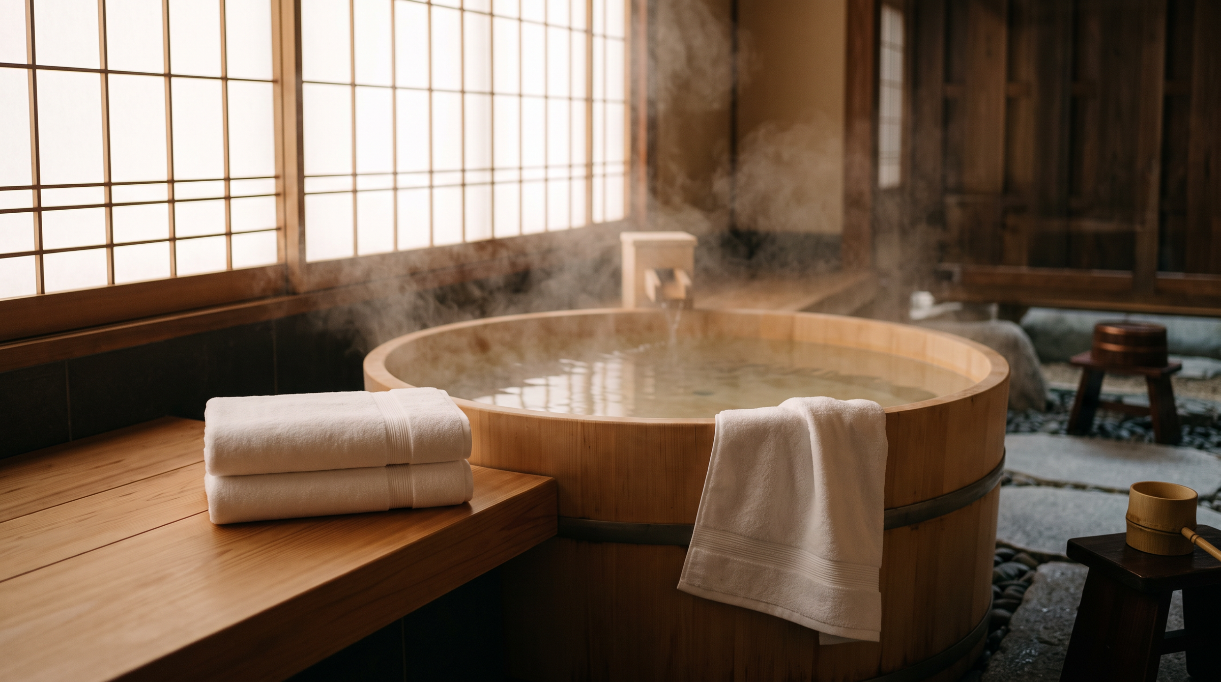 Made for the way a bath ends.